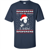 All I Want for Christmas is Snow ugly sweater PINGPONG