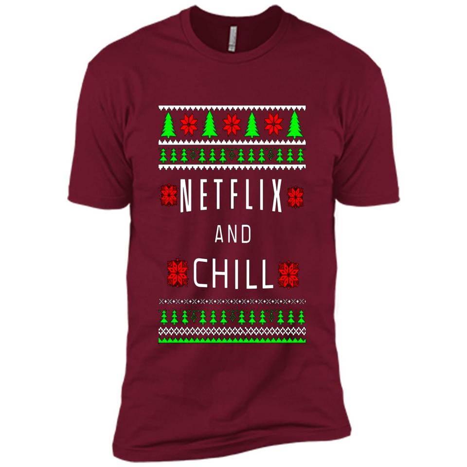 Netflix And Chill Christmas sweater PINGPONG