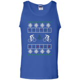 Christmas Ugly Sweater Cycling - Best Ugly Christmas Sweater - Tank Top