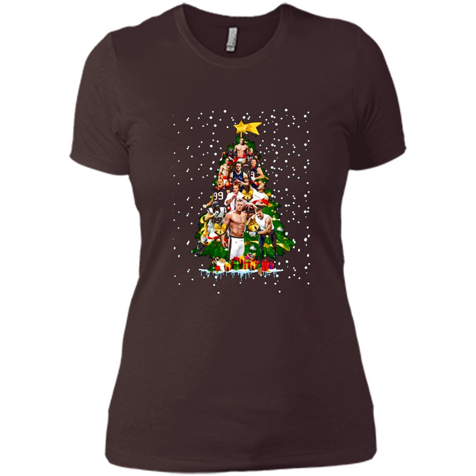J.J. Watt Christmas Tree ugly sweater PINGPONG