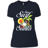 Sun Surf Santa - Ladies' Boyfriend T-Shirt
