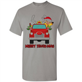 Merry Truck-Mas Christmas Fire Truck Cute Reindeer Sporty - Shirt