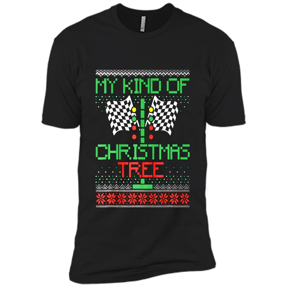 Funny Drag Racing Ugly Christmas Holiday Tree PING PONG