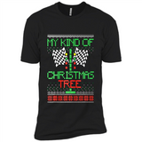 Funny Drag Racing Ugly Christmas Holiday Tree PING PONG