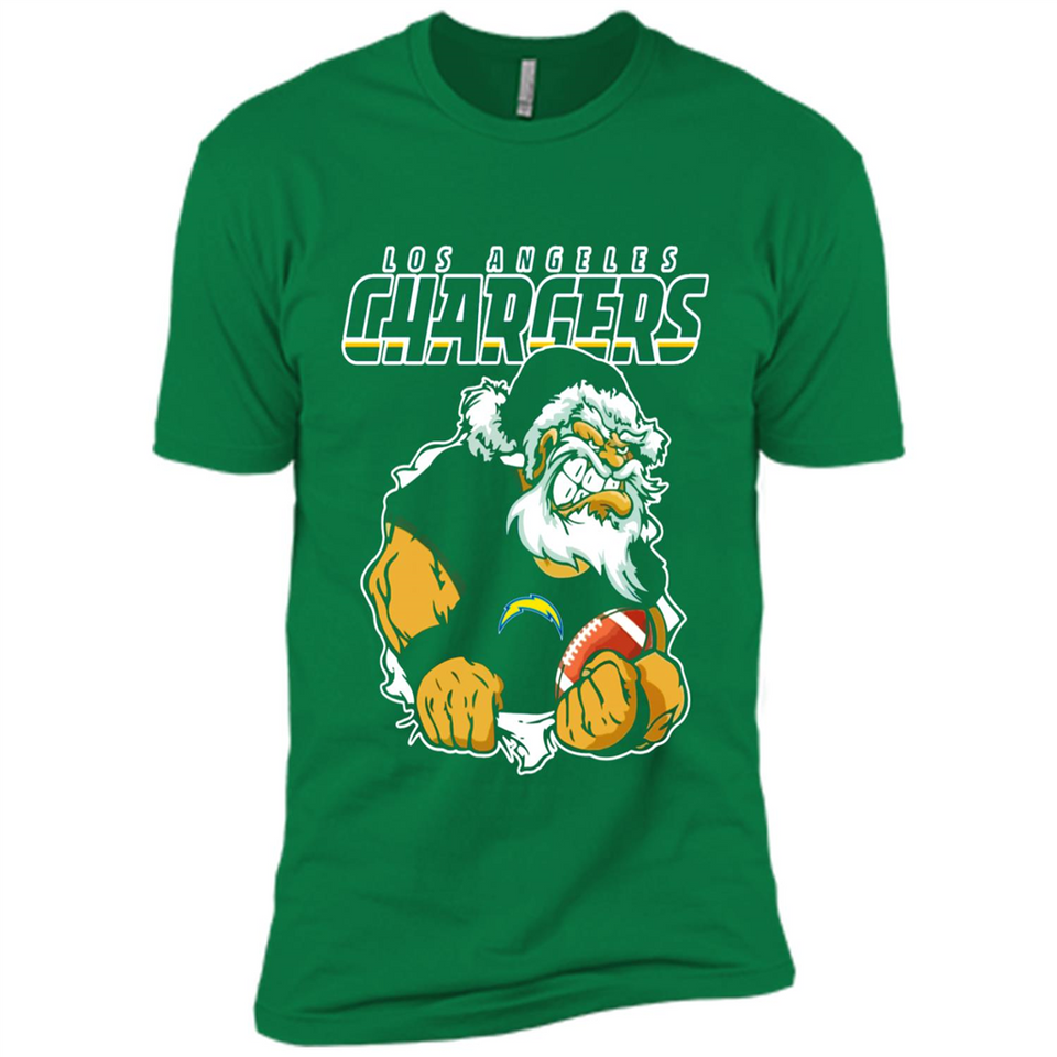 Grumpy Santa Claus Los Angeles Chargers Football Team PINGPONG
