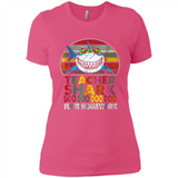 Teacher Shark Doo Doo Doo Your Homework Funny shirt Ladies' Boyfriend