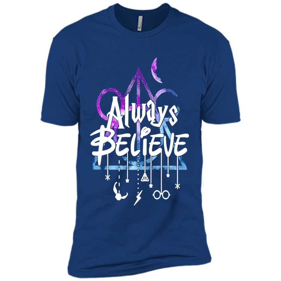 HIPPIE MOON MICKEY DEATHLY HALLOWS ALWAYS BELIEVE