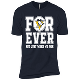 Pittsburgh Penguins Forever For ever not just when we win - Premium Short Sleeve T-Shirt