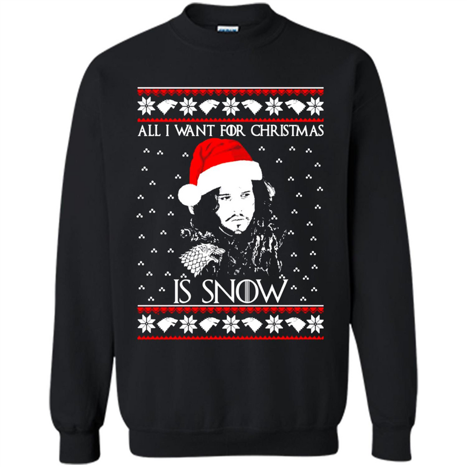 All I Want for Christmas is Snow ugly sweater PINGPONG