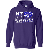 Baltimore Ravens Football My Heart is on that Field - Hoodie