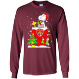 Florida Panthers Snoopy Ugly Christmas Sweaters - Long Sleeve T-Shirt