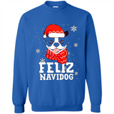 Feliz Navidog Boston Terrier Dog Ugly Xmas Sweater PING PONG