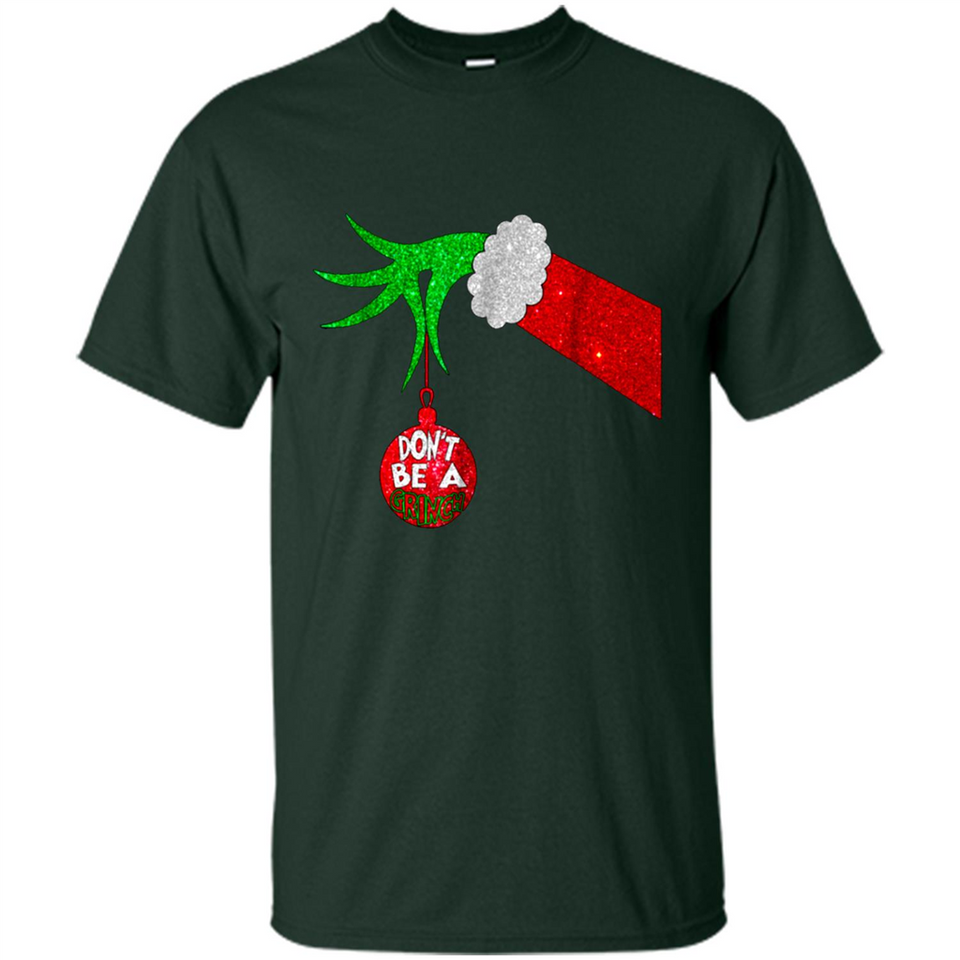 GRINCH HAND HOLDING CHRISTMAS ORNAMENT - DON'T BE A GRINCH PINGPONG