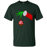 GRINCH HAND HOLDING CHRISTMAS ORNAMENT - DON'T BE A GRINCH PINGPONG