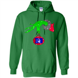 GRINCH HAND HOLDING DUKE BLUE DEVILS GLITTER CHRISTMAS PINGPONG