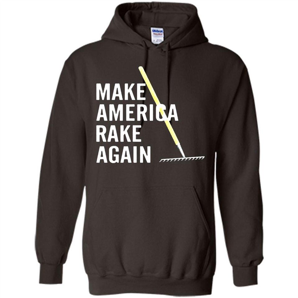 Make America Rake Again California Fires Paradise Youth T-Shirt PINGPONG - Hoodie