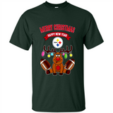 Pittsburgh Steelers NFL Reindeer Funny Merry Christmas And Happy New Year
