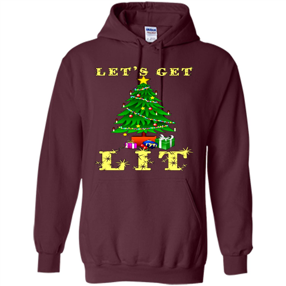 Let’s Get Lit Christmas Drinking sweater PINGPONG