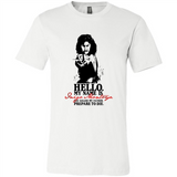 Hello My Name Is Inigo Montoya You Killed My Father Prepare To Die MERCHCUTE - Canvas Unisex T-Shirt