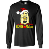 Home Malone Shirt Post Malone Christmas Sweatshirt - Long Sleeve T-Shirt