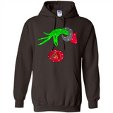 GRINCH HAND HOLDING ARIZONA DIAMONDBACKS GLITTER CHRISTMAS PINGPONG