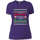 Funny Ugly Christmas T-Shirt Gift for Mechanic - Ladies' Boyfriend T-Shirt