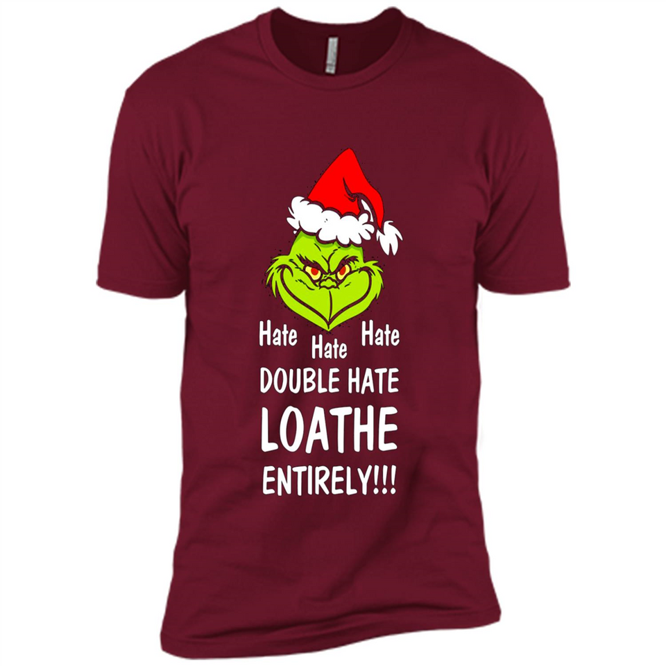Mr Grinch hate hate hate double hate loathe entirely sweater PINGPONG