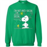 Snoopy I'm Not Anti-Social I Am Selectively Social