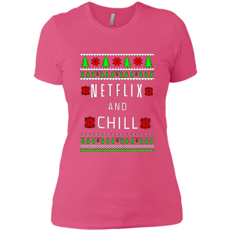 Netflix And Chill Christmas sweater PINGPONG