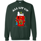 Peanuts By Schulz Snoopy Young Men_s Christmas SweatShirt - Sweatshirt