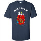 Peanuts By Schulz Snoopy Young Men_s Christmas SweatShirt - Shirt
