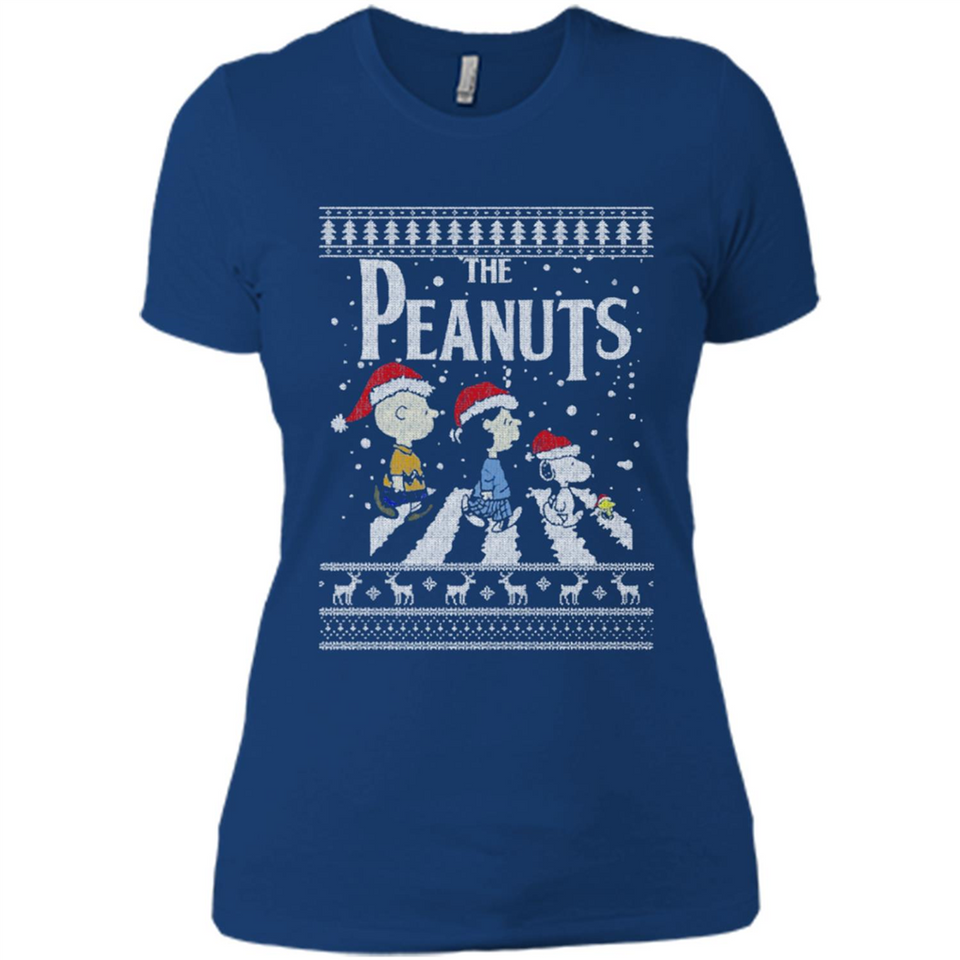 Snoopy Peanuts Ugly Christmas - Ladies' Boyfriend T-Shirt