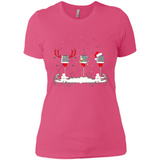 Christmas Red Wine - Merry Xmas T-Shirt - Ladies' Boyfriend T-Shirt