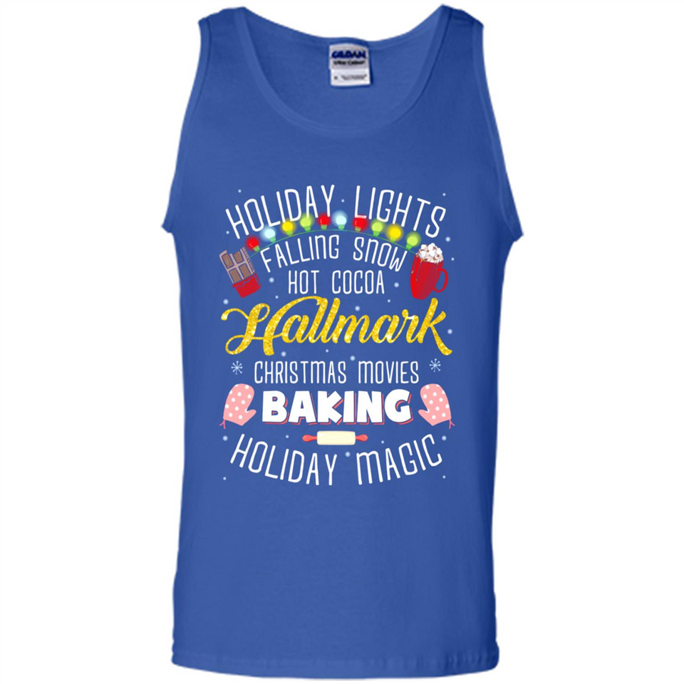 Holiday Lights Falling Snow Hot Cocoa Hallmark Christmas movie