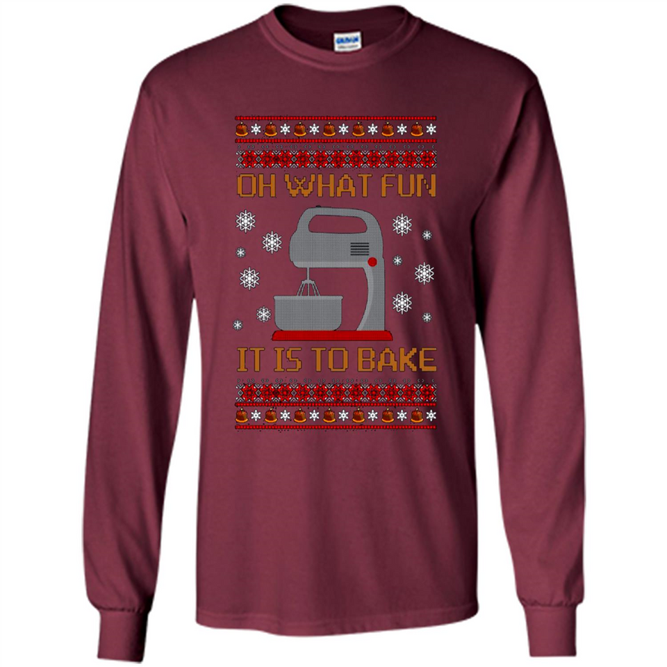 Oh What Fun It Is To Bake Ugly Christmas sweater Sweater PINGPONG