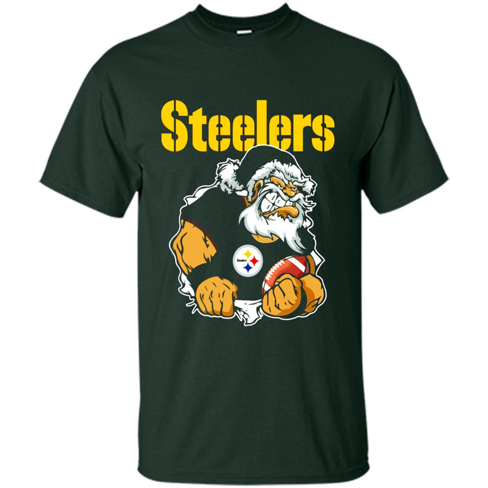 Grumpy Santa Claus Pittsburgh Steelers Football Team PINGPONG