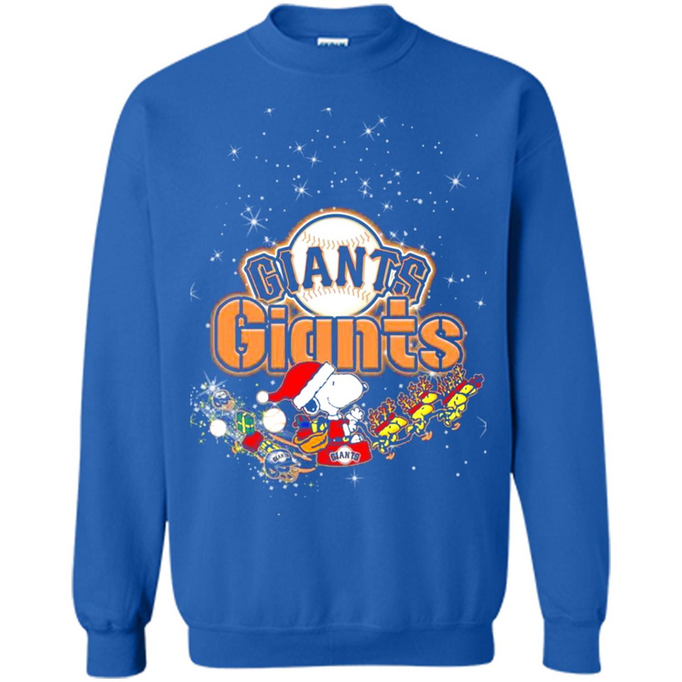 Snoopy Christmas San Francisco Giants - Sweatshirt