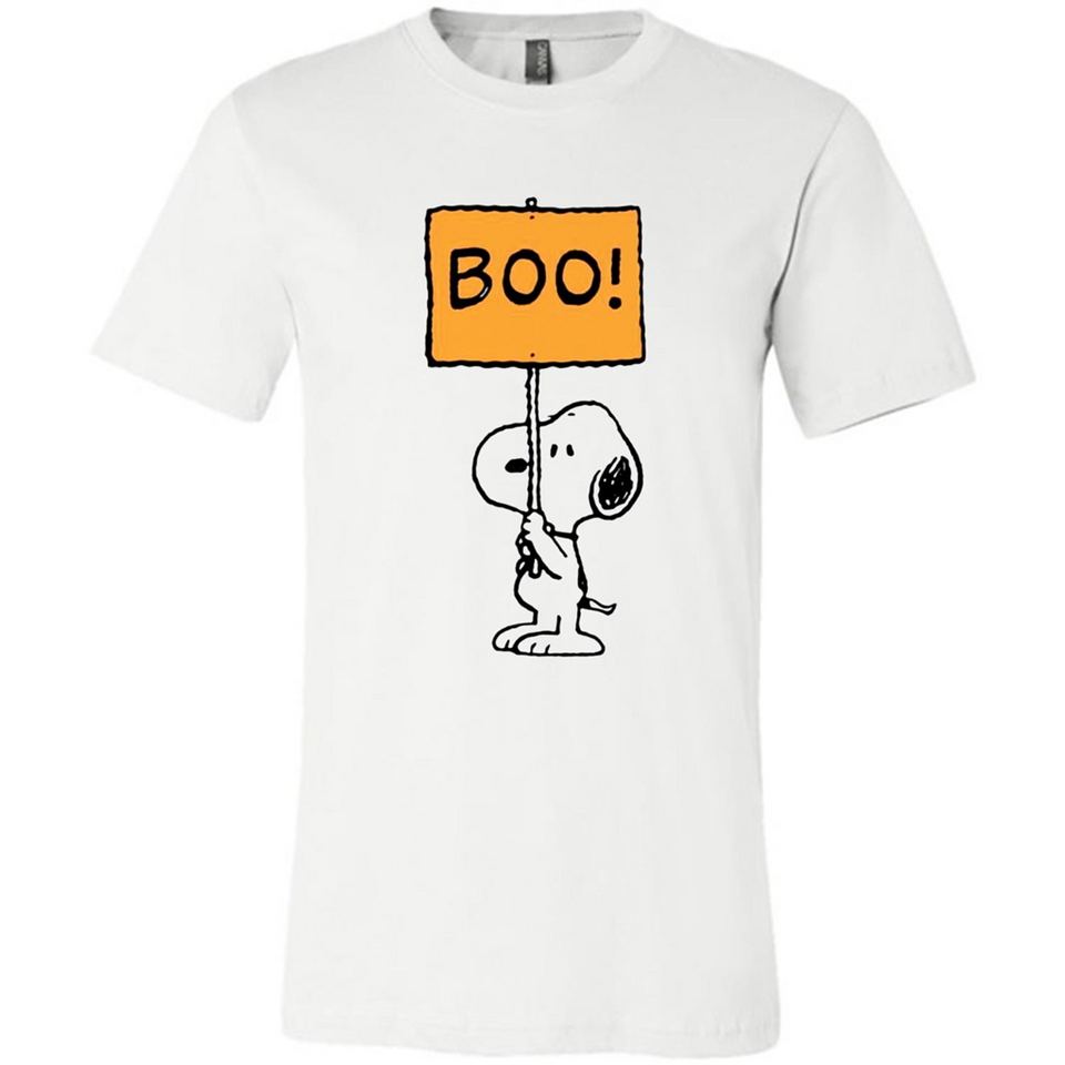 Halloween Snoopy Boo - Canvas Unisex T-Shirt