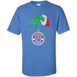 Funny Washington Wizards Glitter Grinch Monogram Ornament Christmas - Shirt
