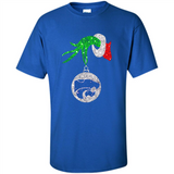 Amazing Kansas State Wildcats Glitter Grinch Monogram Ornament Christmas Gift - Shirt
