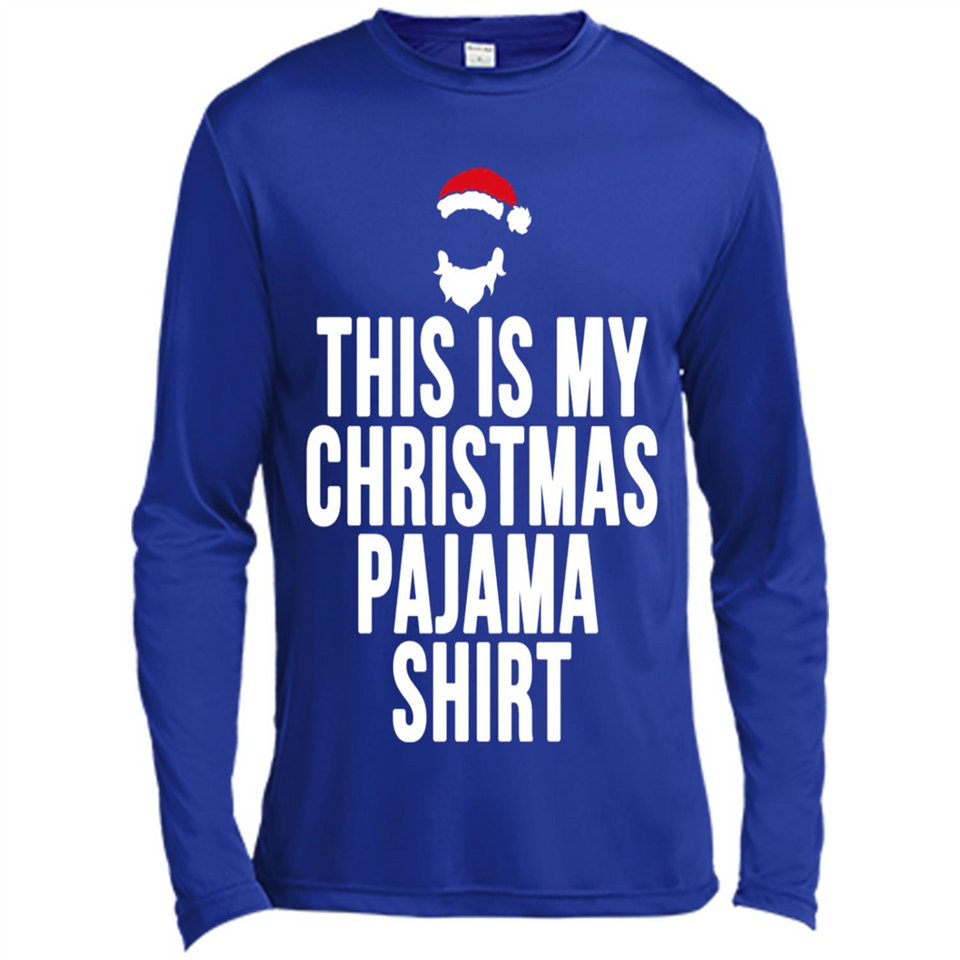 This is my pajama Tshirt Christmas - Canvas Long Sleeve T-Shirt