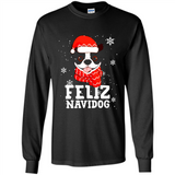 Feliz Navidog Boston Terrier Dog Ugly Xmas Sweater PING PONG