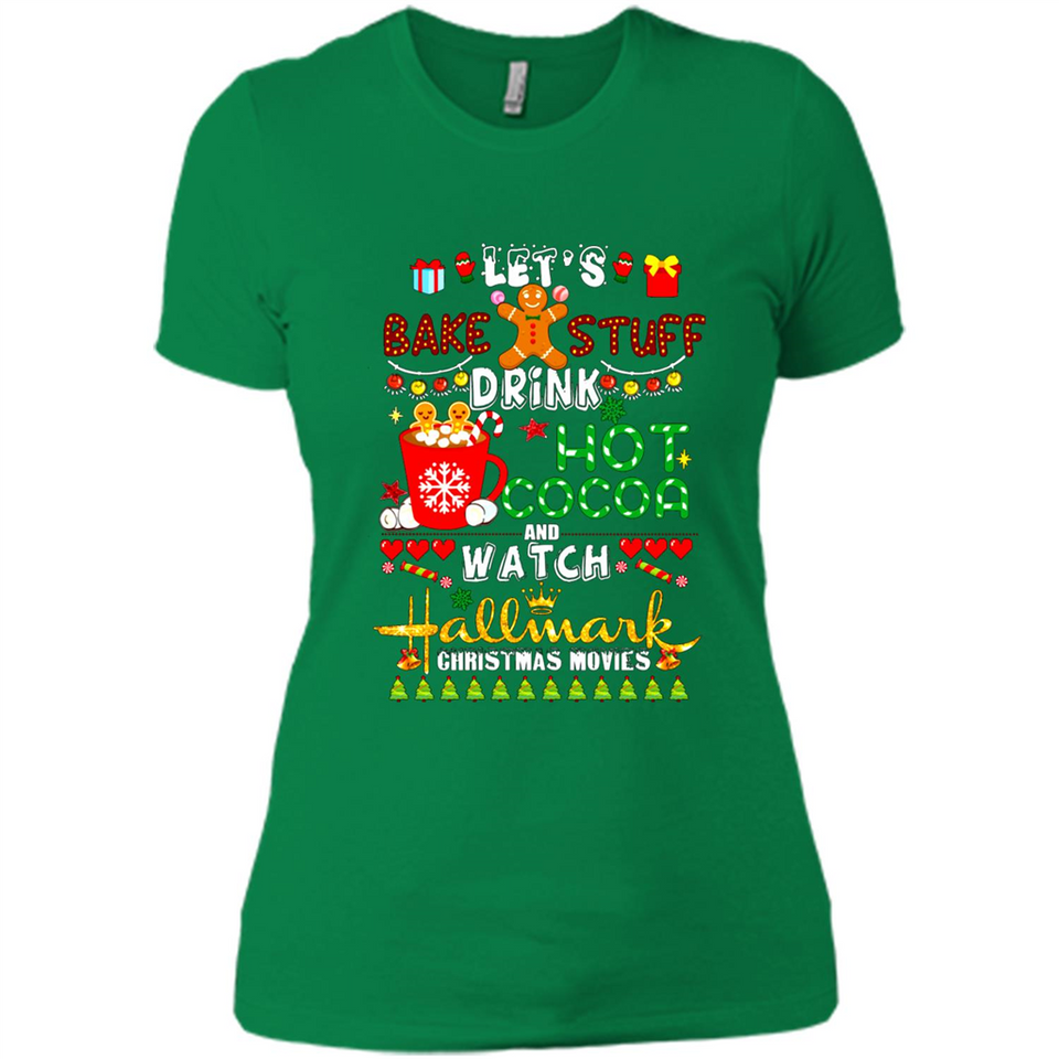 Let's Bake Stuff Drink Hot Cocoa Hallmark-Christmas Movies Sweatshirt PINGPONG