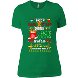 Let's Bake Stuff Drink Hot Cocoa Hallmark-Christmas Movies Sweatshirt PINGPONG