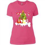 Santa Hat Electric Guitar Classical Guitar Christmas shirt Ladies' Boyfriend
