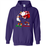 Merry Christmas Santa Claus With Big Dog sweater PINGPONG