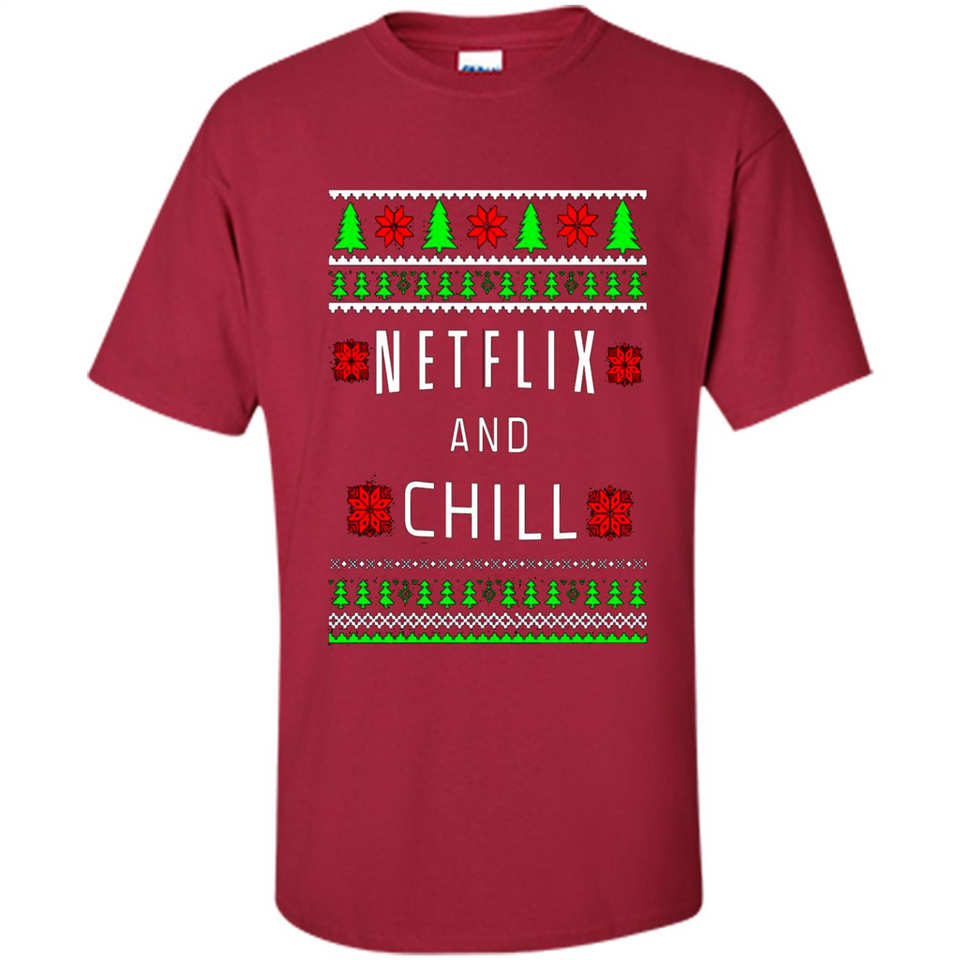 Netflix And Chill Christmas sweater PINGPONG