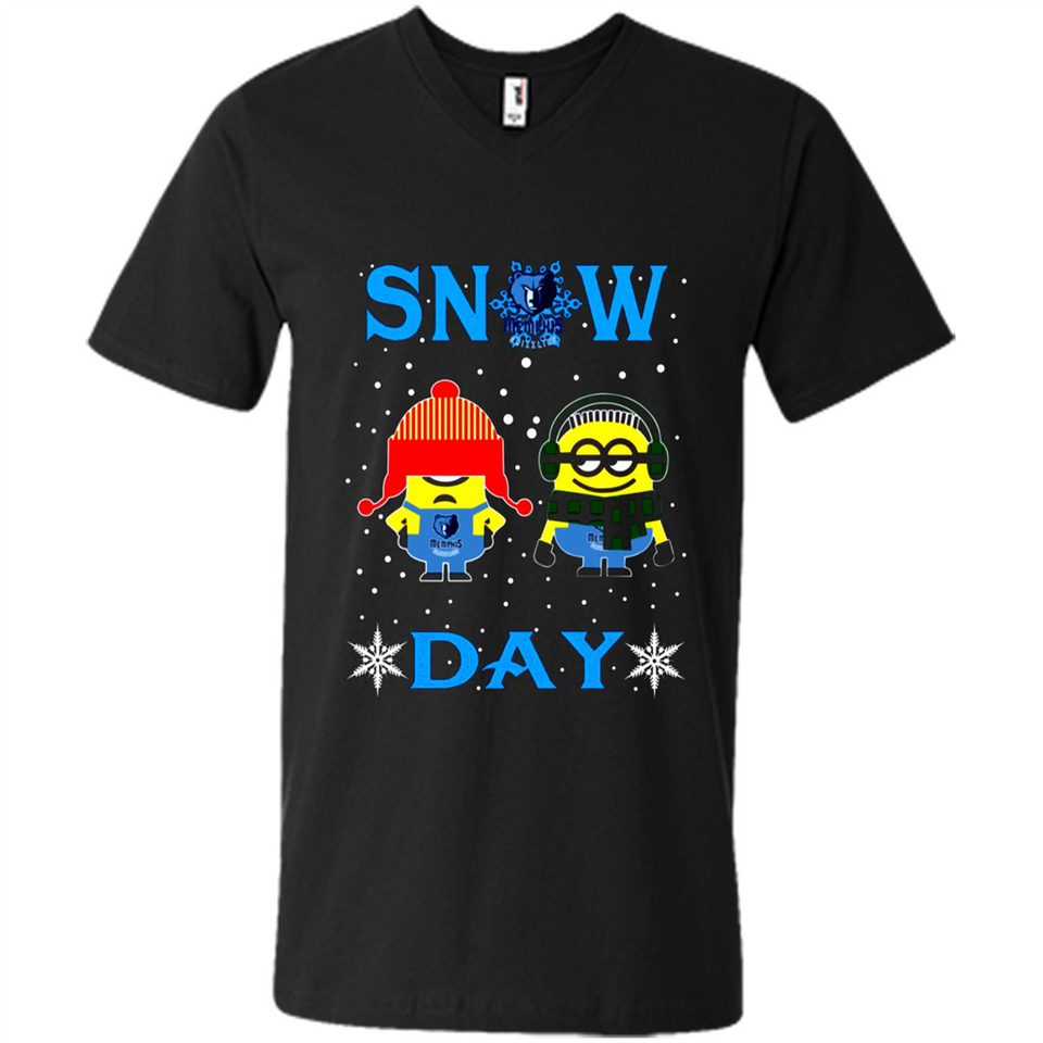 Snow Day Shirt For Memphis Grizzlies Vs Minion Fans pingpong