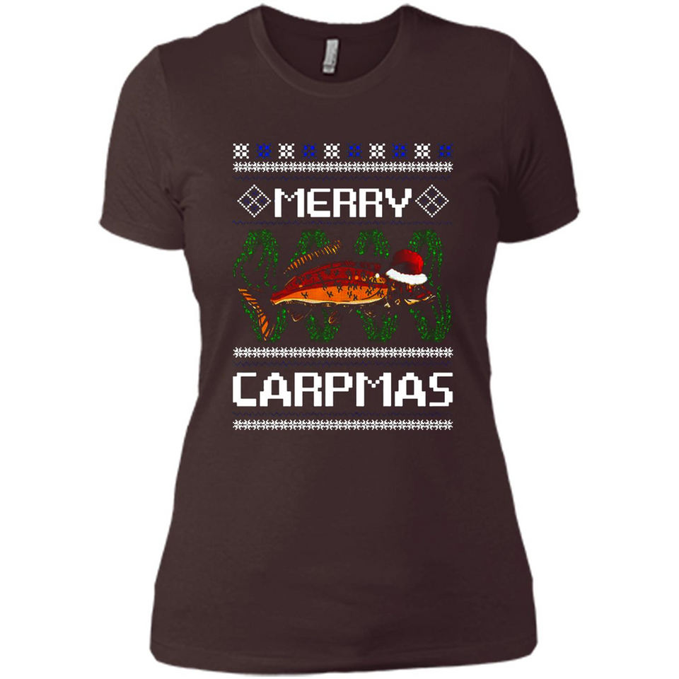 Santa Claus Carpmas Merry Carpmas Christmas Sweater PINGPONG - Ladies' Boyfriend T-Shirt
