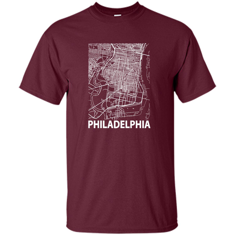Philadelphia Pennsylvania City Map Souvenir